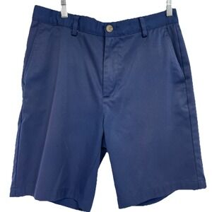 Vineyard Vines Links/ Hackensack Golf Wicking Sz 32x9 Blue Golf Shorts (X34) EUC